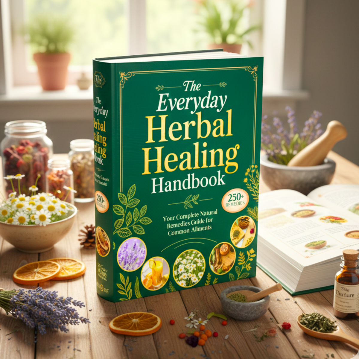 The Everyday Herbal Healing Handbook: Your Complete Natural Remedies Guide for Common Ailments