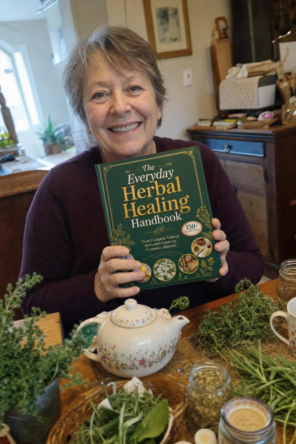 A reader at home with the handbook